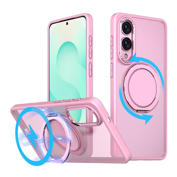 Custodia per telefono Kalebol con supporto magnetico MagSafe girevole a 360 gradi, For Galaxy S26 5G, For Galaxy S25 Edge 5G, For Galaxy S25 Ultra 5G
