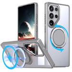Custodia per telefono Kalebol con supporto magnetico MagSafe girevole a 360 gradi, For Galaxy S26 5G, For Galaxy S25 Edge 5G, For Galaxy S25 Ultra 5G
