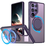 Custodia per telefono Kalebol con supporto magnetico MagSafe girevole a 360 gradi, For Galaxy S26 5G, For Galaxy S25 Edge 5G, For Galaxy S25 Ultra 5G