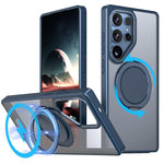 Custodia per telefono Kalebol con supporto magnetico MagSafe girevole a 360 gradi, For Galaxy S26 5G, For Galaxy S25 Edge 5G, For Galaxy S25 Ultra 5G