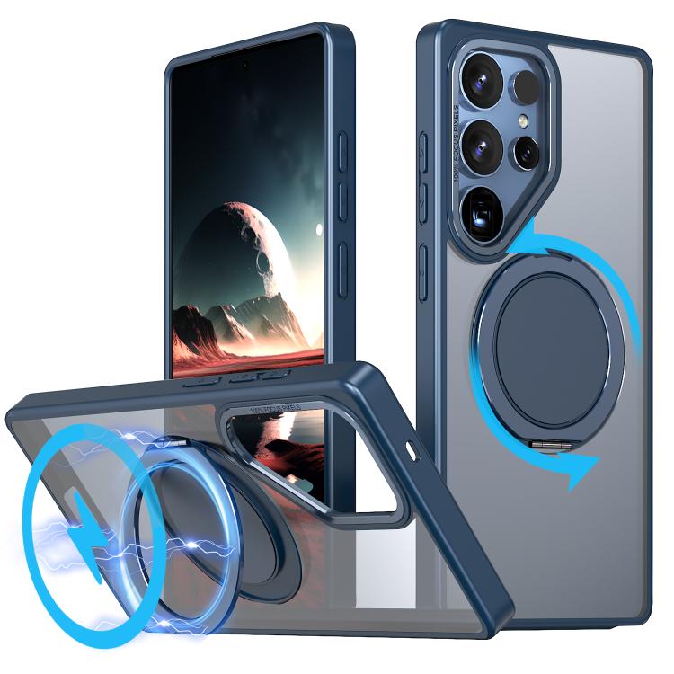 Custodia per telefono Kalebol con supporto magnetico MagSafe girevole a 360 gradi, For Galaxy S26 5G, For Galaxy S25 Edge 5G, For Galaxy S25 Ultra 5G