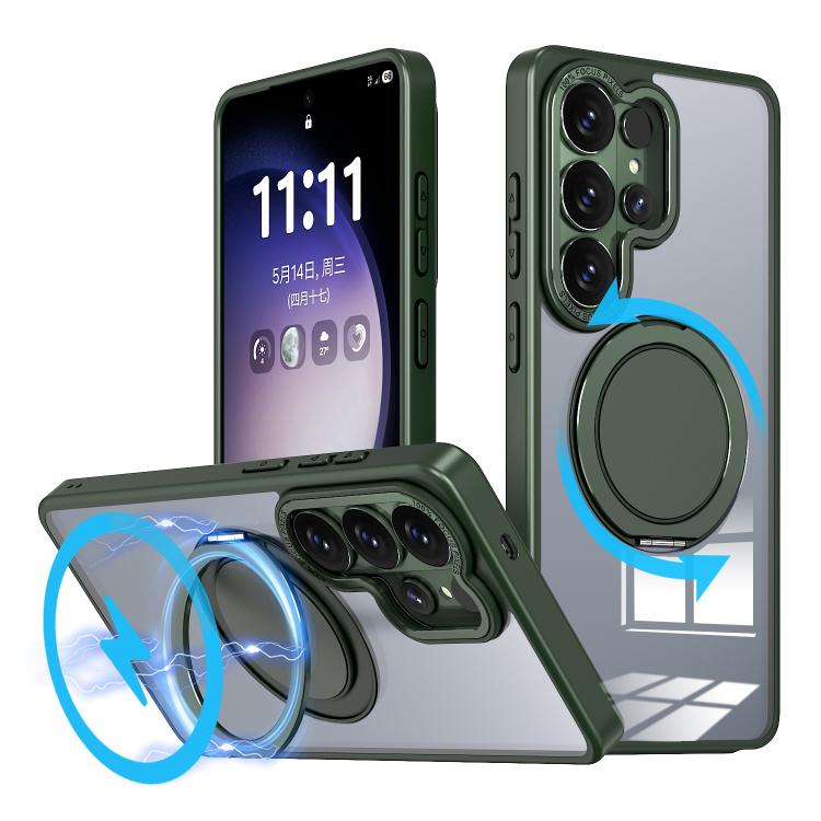 Custodia per telefono Kalebol con supporto magnetico MagSafe girevole a 360 gradi, For Galaxy S26+ 5G, For Galaxy S26 Ultra 5G