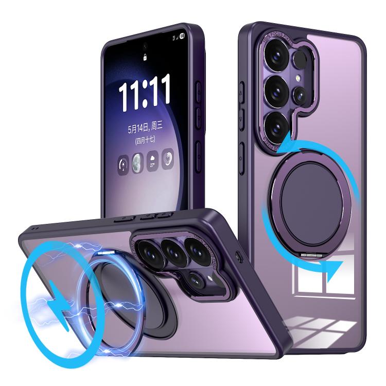 Custodia per telefono Kalebol con supporto magnetico MagSafe girevole a 360 gradi, For Galaxy S26+ 5G, For Galaxy S26 Ultra 5G