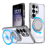 Custodia per telefono Kalebol con supporto magnetico MagSafe girevole a 360 gradi, For Galaxy S26+ 5G, For Galaxy S26 Ultra 5G