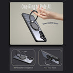Custodia per telefono Kalebol con supporto magnetico MagSafe girevole a 360 gradi, For Galaxy S26 5G, For Galaxy S25 Edge 5G, For Galaxy S25 Ultra 5G
