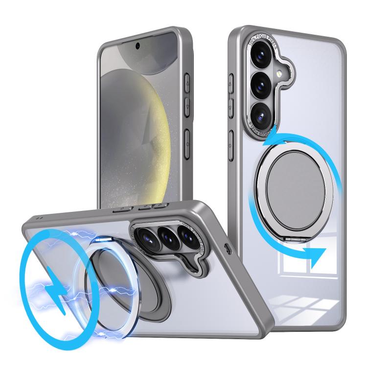 Custodia per telefono Kalebol con supporto magnetico MagSafe girevole a 360 gradi, For Galaxy S26 5G, For Galaxy S25 Edge 5G, For Galaxy S25 Ultra 5G