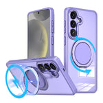 Custodia per telefono Kalebol con supporto magnetico MagSafe girevole a 360 gradi, For Galaxy S26 5G, For Galaxy S25 Edge 5G, For Galaxy S25 Ultra 5G