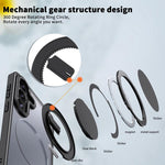 Custodia per telefono Kalebol con supporto magnetico MagSafe girevole a 360 gradi, For Galaxy S26+ 5G, For Galaxy S26 Ultra 5G