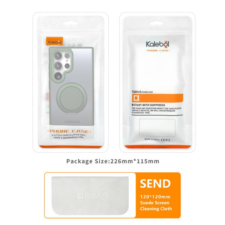 Custodia per telefono Kalebol con supporto magnetico MagSafe girevole a 360 gradi, For Galaxy S26+ 5G, For Galaxy S26 Ultra 5G