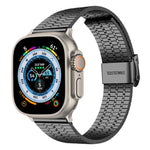 Cinturino per orologio xDfind con fibbia a sette perline in acciaio inossidabile, For Apple Watch 42 / 44 / 45 / 46 / 49mm, For Apple Watch 38 / 40 / 41 / S10 42mm