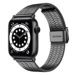 Cinturino per orologio xDfind con fibbia a sette perline in acciaio inossidabile, For Apple Watch 42 / 44 / 45 / 46 / 49mm, For Apple Watch 38 / 40 / 41 / S10 42mm
