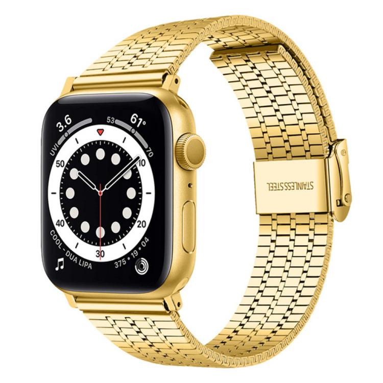 Cinturino per orologio xDfind con fibbia a sette perline in acciaio inossidabile, For Apple Watch 42 / 44 / 45 / 46 / 49mm, For Apple Watch 38 / 40 / 41 / S10 42mm