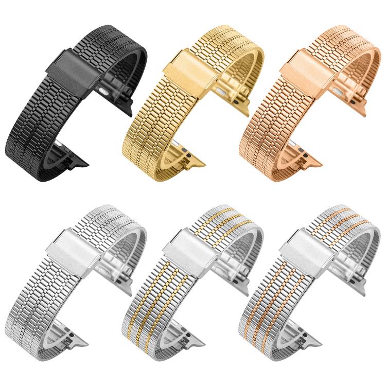 Cinturino per orologio xDfind con fibbia a sette perline in acciaio inossidabile, For Apple Watch 42 / 44 / 45 / 46 / 49mm, For Apple Watch 38 / 40 / 41 / S10 42mm