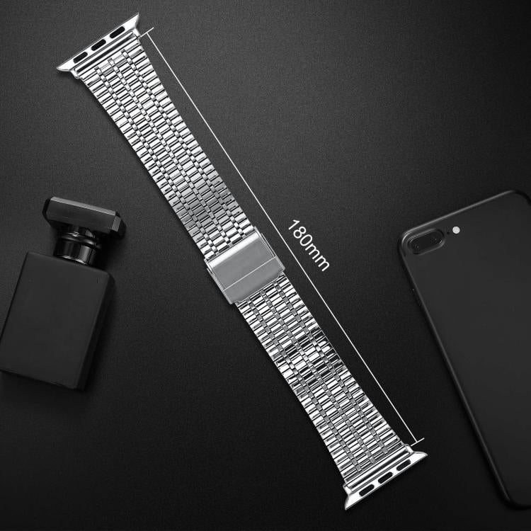 Cinturino per orologio xDfind con fibbia a sette perline in acciaio inossidabile, For Apple Watch 42 / 44 / 45 / 46 / 49mm, For Apple Watch 38 / 40 / 41 / S10 42mm