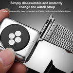 Cinturino per orologio xDfind con fibbia a sette perline in acciaio inossidabile, For Apple Watch 42 / 44 / 45 / 46 / 49mm, For Apple Watch 38 / 40 / 41 / S10 42mm