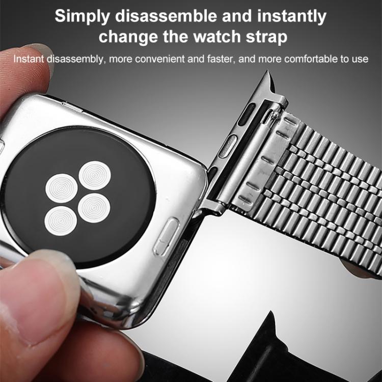 Cinturino per orologio xDfind con fibbia a sette perline in acciaio inossidabile, For Apple Watch 42 / 44 / 45 / 46 / 49mm, For Apple Watch 38 / 40 / 41 / S10 42mm