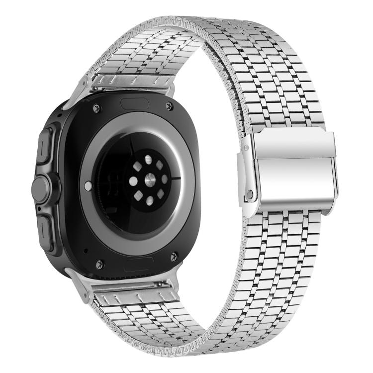 Cinturino per orologio xDfind con fibbia a sette perline in acciaio inossidabile, For Samsung Galaxy Watch Ultra / Ultra 2025, For Samsung Galaxy Watch8 / 8 Classic, For Samsung Galaxy Watch 7 / 6 / 5 / FE