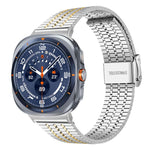 Cinturino per orologio xDfind con fibbia a sette perline in acciaio inossidabile, For Samsung Galaxy Watch Ultra / Ultra 2025, For Samsung Galaxy Watch8 / 8 Classic, For Samsung Galaxy Watch 7 / 6 / 5 / FE