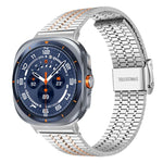 Cinturino per orologio xDfind con fibbia a sette perline in acciaio inossidabile, For Samsung Galaxy Watch Ultra / Ultra 2025, For Samsung Galaxy Watch8 / 8 Classic, For Samsung Galaxy Watch 7 / 6 / 5 / FE
