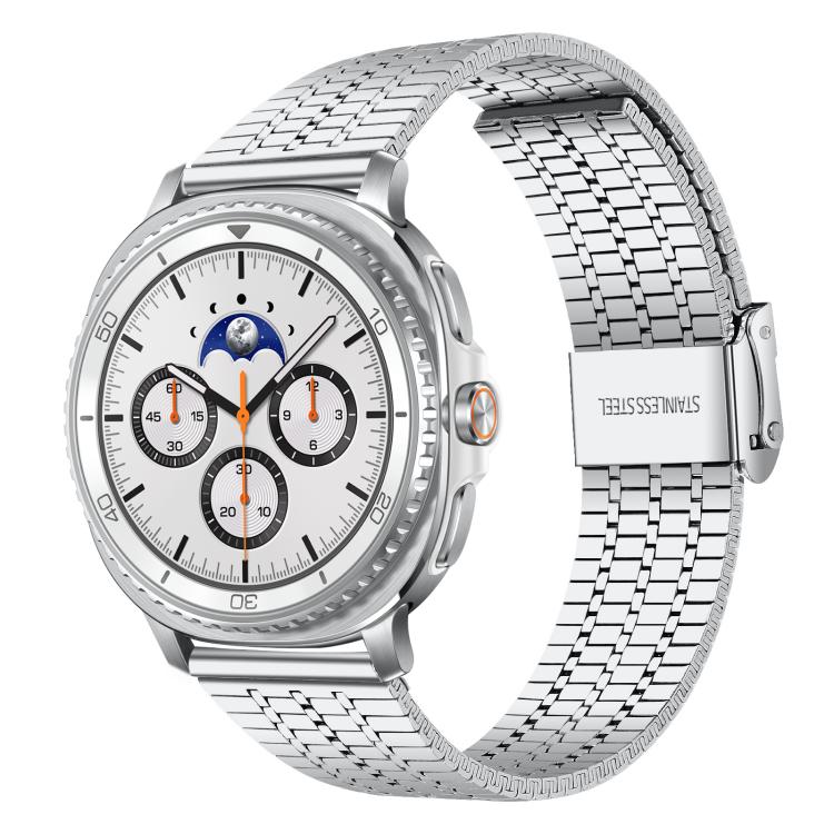Cinturino per orologio xDfind con fibbia a sette perline in acciaio inossidabile, For Samsung Galaxy Watch Ultra / Ultra 2025, For Samsung Galaxy Watch8 / 8 Classic, For Samsung Galaxy Watch 7 / 6 / 5 / FE
