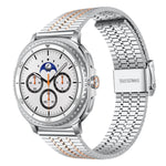 Cinturino per orologio xDfind con fibbia a sette perline in acciaio inossidabile, For Samsung Galaxy Watch Ultra / Ultra 2025, For Samsung Galaxy Watch8 / 8 Classic, For Samsung Galaxy Watch 7 / 6 / 5 / FE