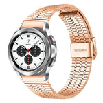 Cinturino per orologio xDfind con fibbia a sette perline in acciaio inossidabile, For Samsung Galaxy Watch Ultra / Ultra 2025, For Samsung Galaxy Watch8 / 8 Classic, For Samsung Galaxy Watch 7 / 6 / 5 / FE