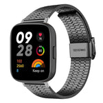 Cinturino per orologio xDfind con fibbia a sette perline in acciaio inossidabile, For Xiaomi Band 10 Pro/9 Pro/Redmi Watch 6/5/4, For Redmi Watch 3 Active / Watch 3 Lite, For Redmi Watch 3