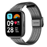 Cinturino per orologio xDfind con fibbia a sette perline in acciaio inossidabile, For Xiaomi Band 10 Pro/9 Pro/Redmi Watch 6/5/4, For Redmi Watch 3 Active / Watch 3 Lite, For Redmi Watch 3