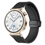 Cinturino per orologio xDfind in silicone con fibbia magnetica e motivo Crazy Horse, 18mm, 20mm, 22mm