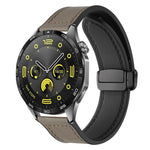 Cinturino per orologio xDfind in silicone con fibbia magnetica e motivo Crazy Horse, 18mm, 20mm, 22mm