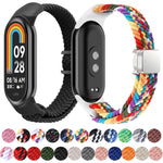 Cinturino per orologio xDfind in nylon intrecciato con fibbia magnetica, For Xiaomi Smart Band 10 / 9 / 8