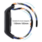 Cinturino per orologio xDfind in nylon intrecciato con fibbia magnetica, For Xiaomi Smart Band 10 / 9 / 8