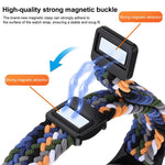 Cinturino per orologio xDfind in nylon intrecciato con fibbia magnetica, For Xiaomi Smart Band 10 / 9 / 8