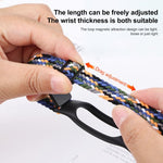 Cinturino per orologio xDfind in nylon intrecciato con fibbia magnetica, For Xiaomi Smart Band 10 / 9 / 8