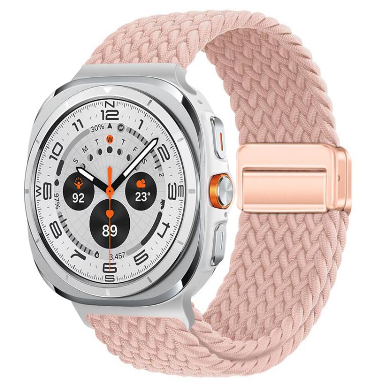 Cinturino per orologio xDfind con fibbia magnetica e passante in nylon intrecciato., For Samsung Galaxy Watch Ultra / Ultra 2025, For Samsung Galaxy Watch8 / Watch8 Classic