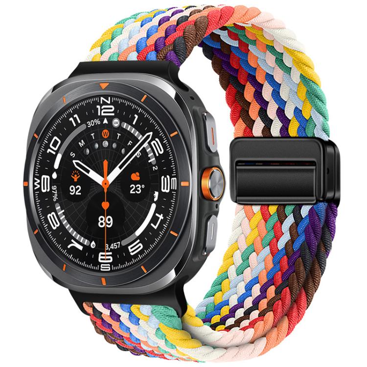 Cinturino per orologio xDfind con fibbia magnetica e passante in nylon intrecciato., For Samsung Galaxy Watch Ultra / Ultra 2025, For Samsung Galaxy Watch8 / Watch8 Classic