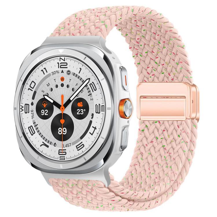 Cinturino per orologio xDfind con fibbia magnetica e passante in nylon intrecciato., For Samsung Galaxy Watch Ultra / Ultra 2025, For Samsung Galaxy Watch8 / Watch8 Classic