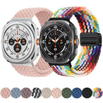 Cinturino per orologio xDfind con fibbia magnetica e passante in nylon intrecciato., For Samsung Galaxy Watch Ultra / Ultra 2025, For Samsung Galaxy Watch8 / Watch8 Classic