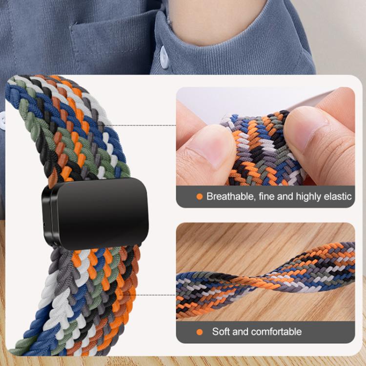 Cinturino per orologio xDfind con fibbia magnetica e passante in nylon intrecciato., For Samsung Galaxy Watch Ultra / Ultra 2025, For Samsung Galaxy Watch8 / Watch8 Classic
