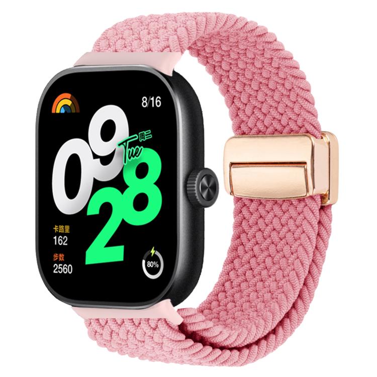 Cinturino per orologio xDfind con fibbia magnetica e passante in nylon intrecciato., For Xiaomi Band 9 Pro/8 Pro/Redmi Watch6/5/4