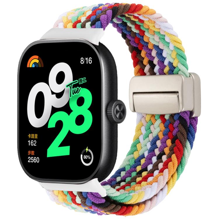 Cinturino per orologio xDfind con fibbia magnetica e passante in nylon intrecciato., For Xiaomi Band 9 Pro/8 Pro/Redmi Watch6/5/4