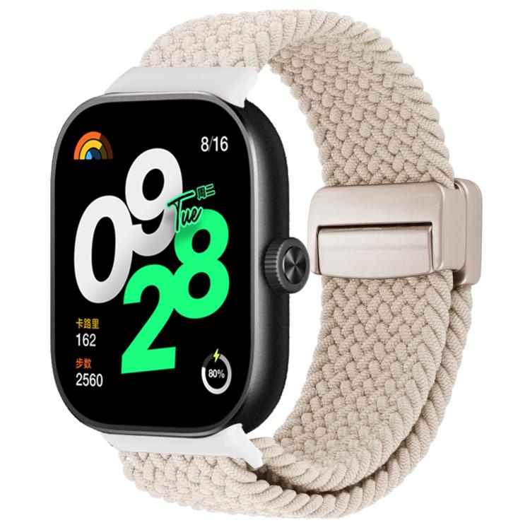Cinturino per orologio xDfind con fibbia magnetica e passante in nylon intrecciato., For Xiaomi Band 9 Pro/8 Pro/Redmi Watch6/5/4