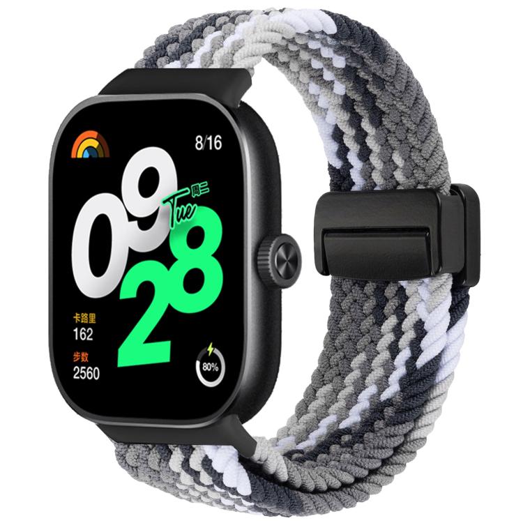 Cinturino per orologio xDfind con fibbia magnetica e passante in nylon intrecciato., For Xiaomi Band 9 Pro/8 Pro/Redmi Watch6/5/4
