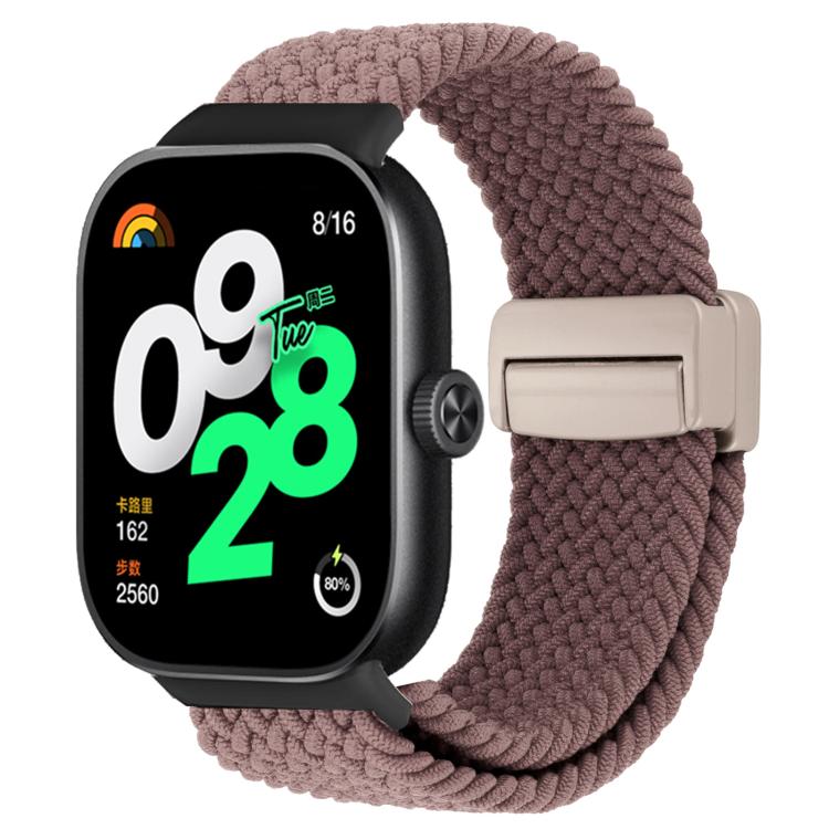 Cinturino per orologio xDfind con fibbia magnetica e passante in nylon intrecciato., For Xiaomi Band 9 Pro/8 Pro/Redmi Watch6/5/4