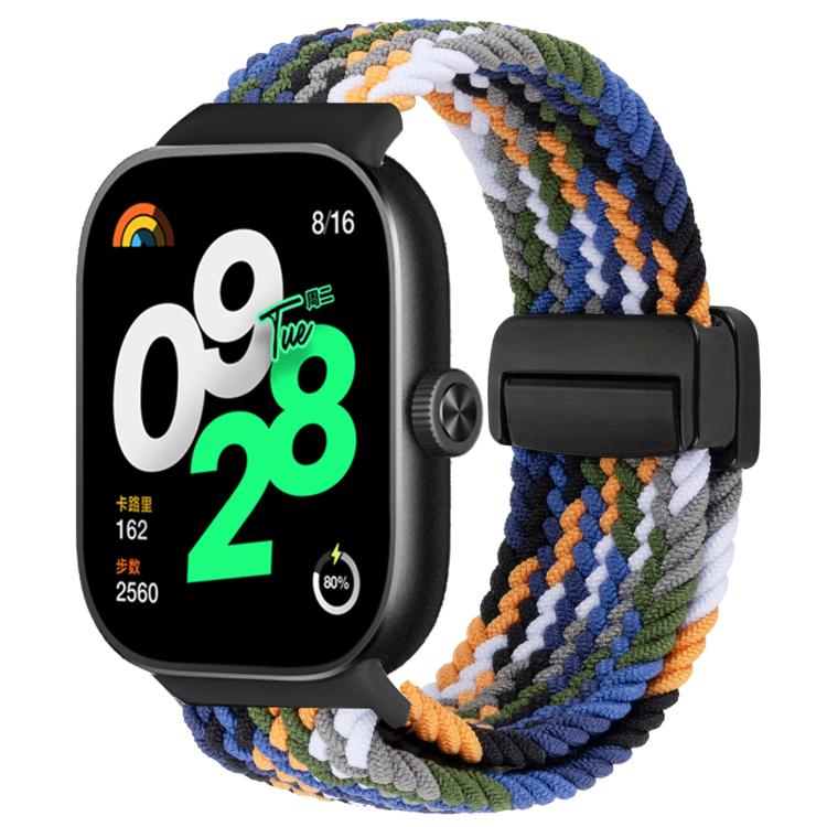 Cinturino per orologio xDfind con fibbia magnetica e passante in nylon intrecciato., For Xiaomi Band 9 Pro/8 Pro/Redmi Watch6/5/4