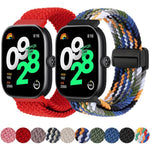 Cinturino per orologio xDfind con fibbia magnetica e passante in nylon intrecciato., For Xiaomi Band 9 Pro/8 Pro/Redmi Watch6/5/4
