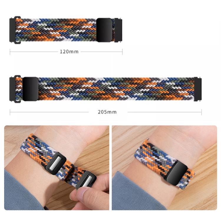 Cinturino per orologio xDfind con fibbia magnetica e passante in nylon intrecciato., For Xiaomi Band 9 Pro/8 Pro/Redmi Watch6/5/4