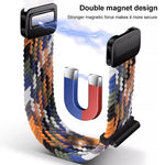 Cinturino per orologio xDfind con fibbia magnetica e passante in nylon intrecciato., For Xiaomi Band 9 Pro/8 Pro/Redmi Watch6/5/4