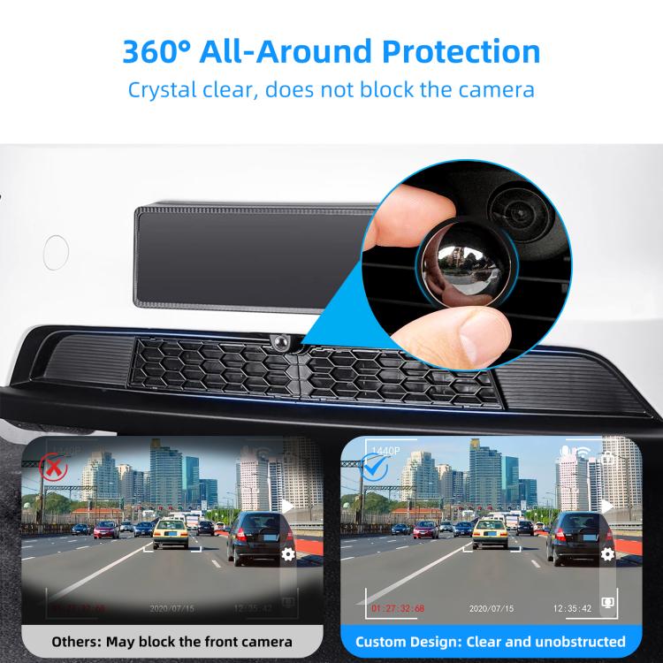Kit di pellicole protettive in policarbonato per obiettivi Tesla Cybertruck 2025 / Model Y Juniper 2025 / Model S 2025 / Model 3 2025