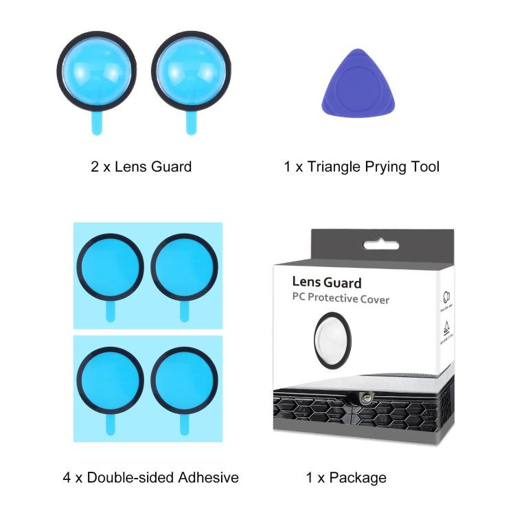 Kit di pellicole protettive in policarbonato per obiettivi Tesla Cybertruck 2025 / Model Y Juniper 2025 / Model S 2025 / Model 3 2025